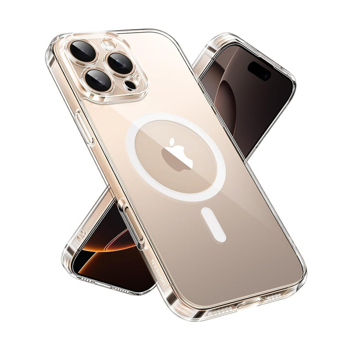 UGREEN iPhone 16 Pro Max Case MagSafe (MagU), Revolutionary iCrystal Tech Clear Cover, MIL-Grade Protection, Anti-Scratch, Camera Protective, Magnetic Ultra Slim iPhone 16 Pro Max 6.9" Accessories