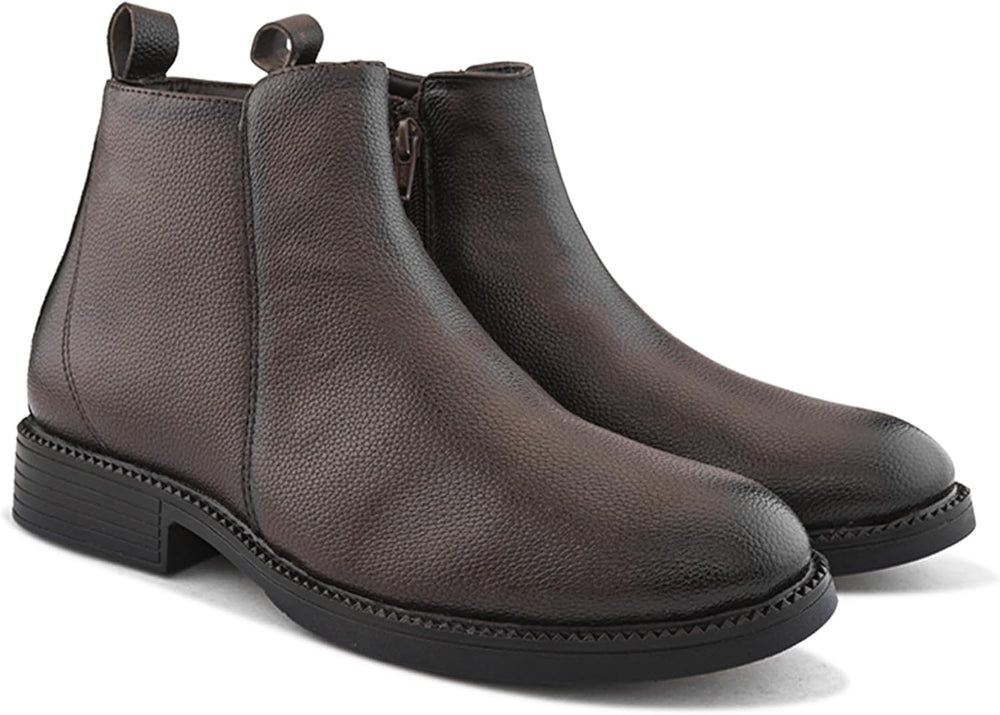 STANPHORD Mens Mirage Moves Boots Solid Chelsea High Top Regular Chukka Shoes Casual Semi Formal Shoes without Laces Perfect for Parties , Outdoor, Trekking , Office Versatile Comfort Casual