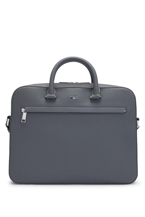 BOSS Mens Ray S doc case Signature-detail document case in faux leather Size