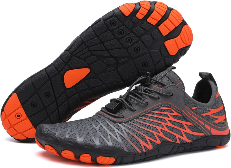 HommyFine Men Women Water Shoes Quick Dry Aqua Sports Water Shoes Ultralight Anti Slip Sole Water Shoes for Swimming Diving Snorkeling and Hiking Big Size Shoes Hard Sole