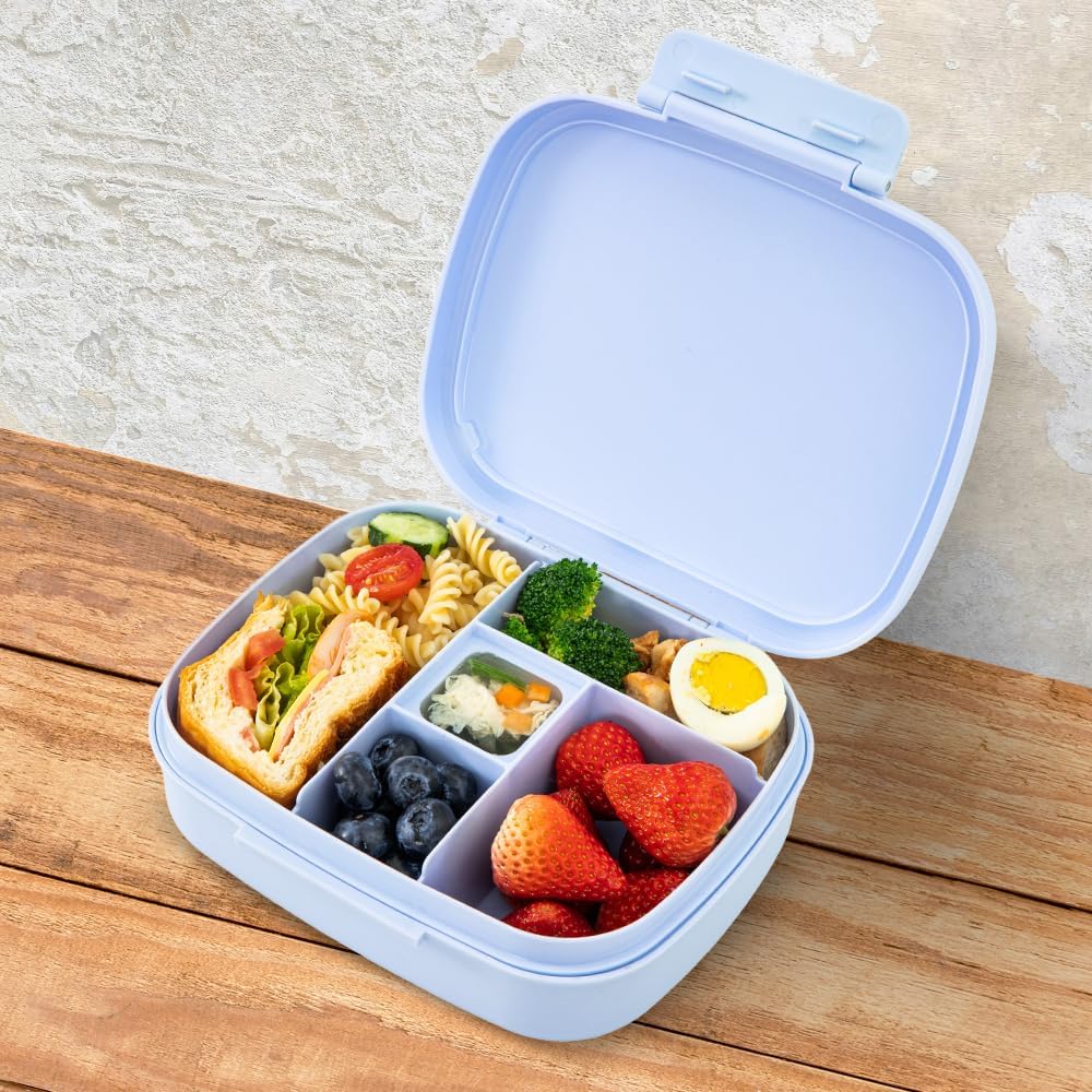 Smart Serve Bento Lunch Box 1100 ml, 5 compartment- Sky Mist – image 7