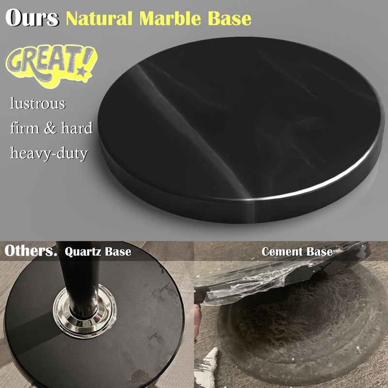 ORCHID M® Coat Racks, Coat Stand Metal Hat Heavy Bedroom Hallway Free Standing Clothes Hat Rack Hangers Hat Hanger Holde (White)