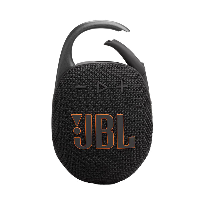 JBL Clip 5 Waterproof Bluetooth Speaker – Ultra-Portable, 12H Playtime, AURACAST (Multi-Speaker Connectivity), JBLCLIP5BLK, Black