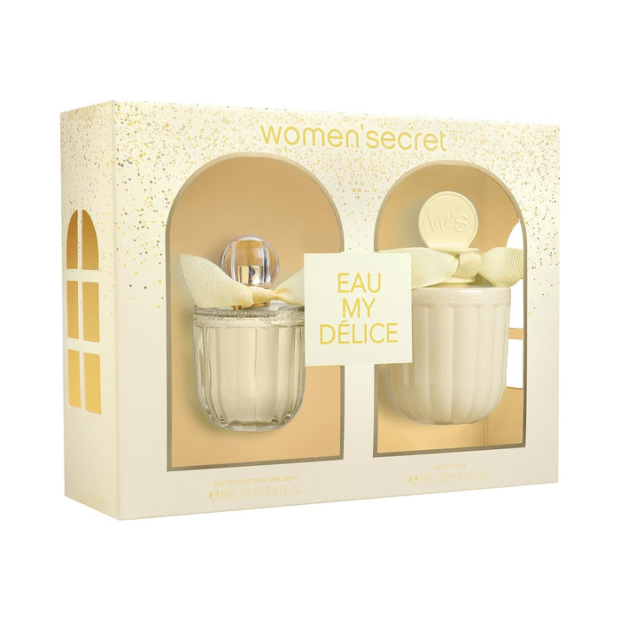 women'secret Women Secret Coffre Eau My Delice Eau De Toilette 100 Ml And Body Lotion 200 Ml Set For Women