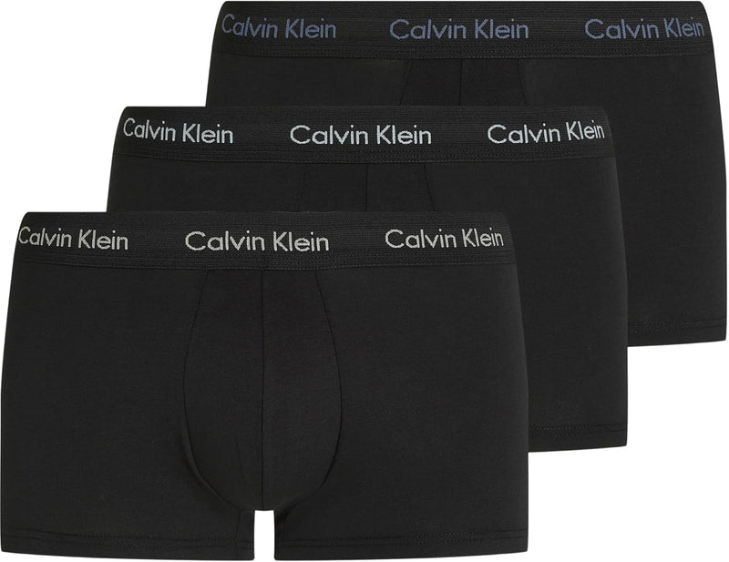 Calvin Klein Mens LOW RISE TRUNK 3PK Underwear Bottoms (pack of 1)