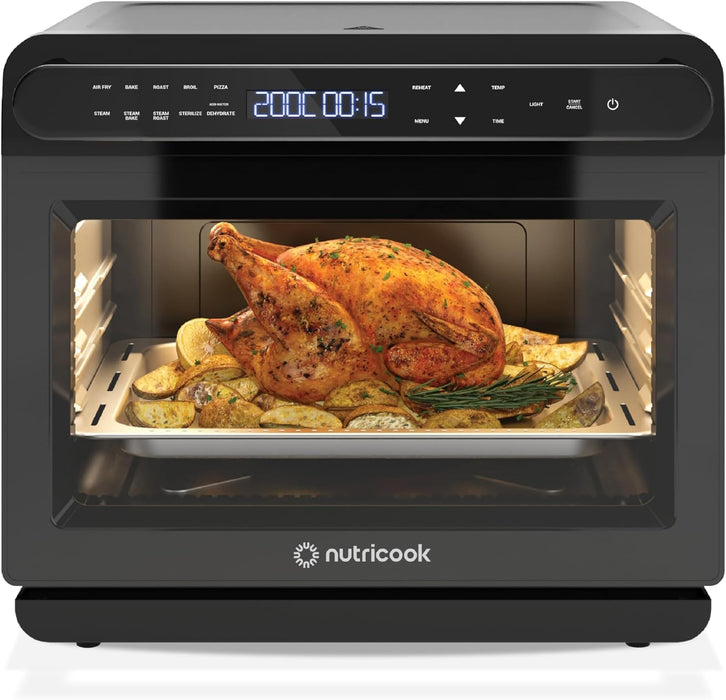 Nutricook Steami, Steam + Air Fryer Oven, 11-in-1 Functions, 24L Capacity, Steam + Convection, Real Steam Technology, ST01, 2 Year Warranty