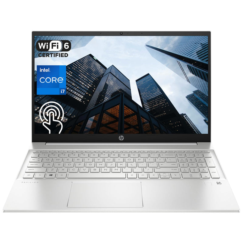 HP 2023 Latest Pavilion Business Laptop, 15.6'' FHD Touchscreen, 13th Gen Intel Core i7-1355U, 32GB RAM, 1TB PCIe SSD, Webcam, Backlit KB, Wi-Fi 6, Windows 11 Pro, Silver(Upgraded)