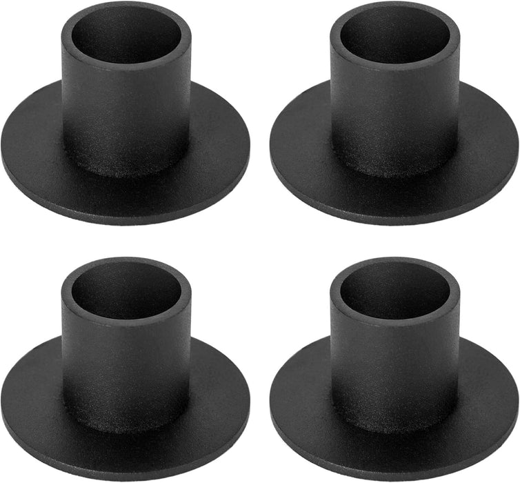 NALACAL Candle Holders Black Retro Candlestick Holder Farmhouse Decor for Home Wedding Party Anniversary Housewarming Gifts for Women Men (4 Pcs)