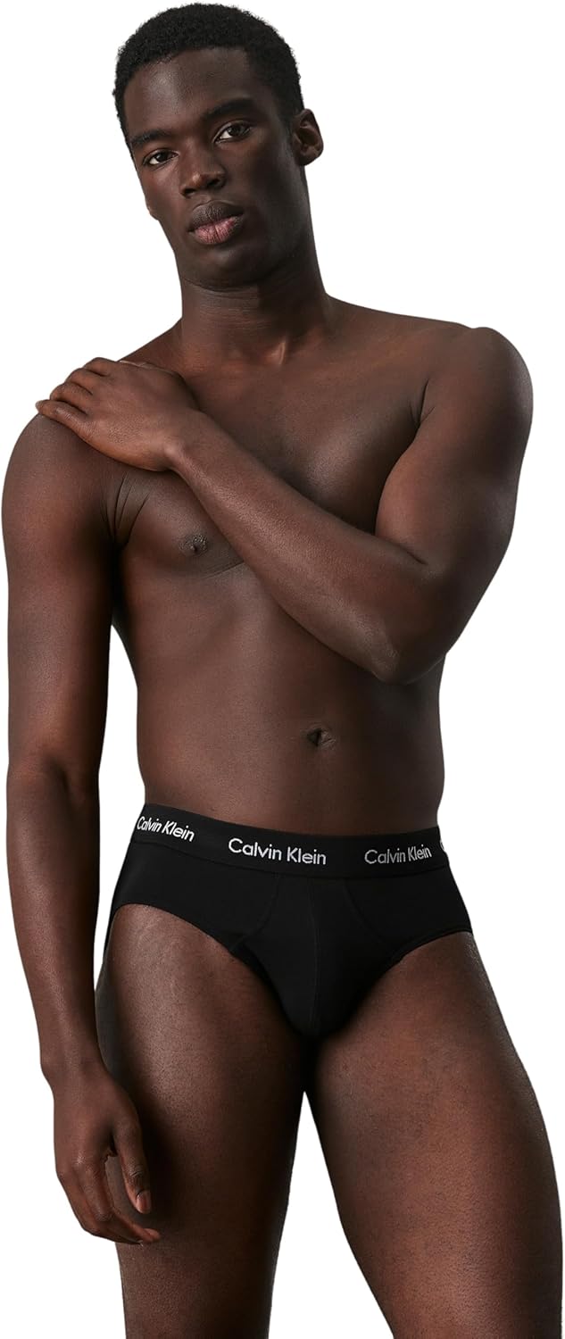 Calvin Klein mens 3P Hip Brief Boxer Short