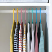 Ikea BAGIS Kids Children's Clothes Hangers, Mixed Pastel Colours, Set of 16