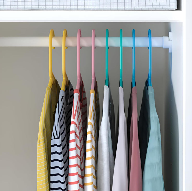 Ikea BAGIS Kids Children's Clothes Hangers, Mixed Pastel Colours, Set of 16