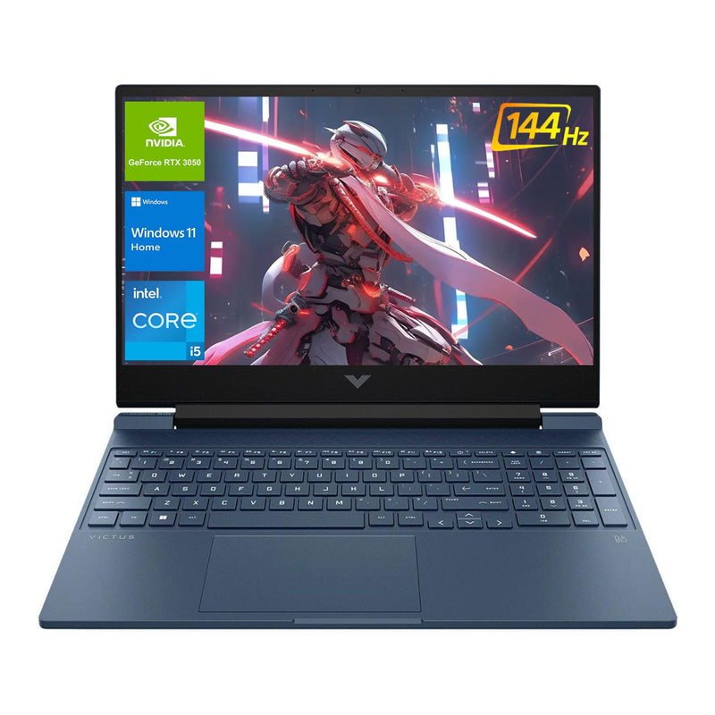 HP Victus 15.6 i5 Gaming Laptop, 15.6" FHD 1920x1080 144Hz, Intel Core i5-12450H, NVIDIA GeForce RTX 3050, 32GB RAM, 1TB SSD, Backlit KB, Touchpad, SD Card Reader,(UPGRADE)