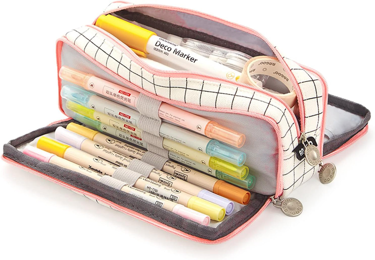 Large 3-Tier Compartment Pencil Case - Portable Multifunctional Storage Suitable for Students, Children, Adults, Girls, Boys β image 6