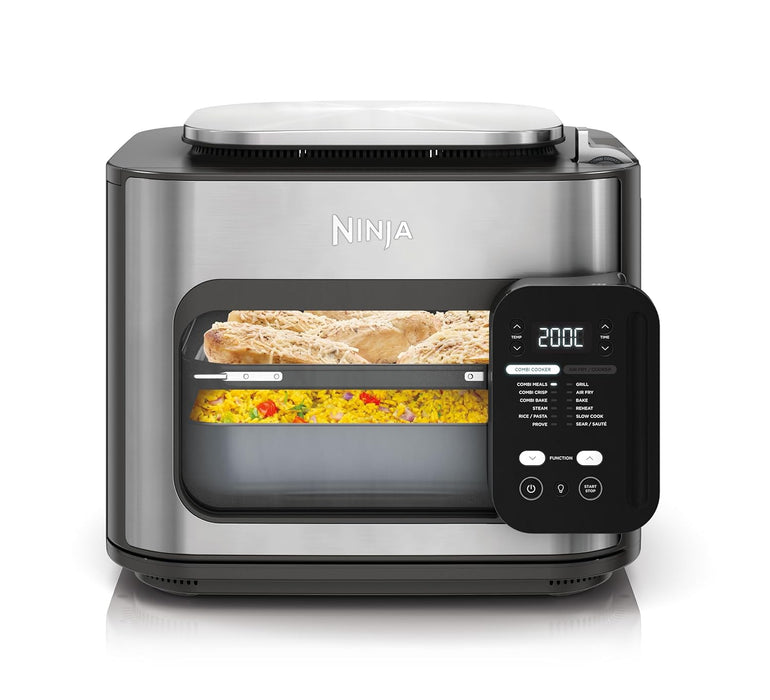 Ninja Combi All-In-One Multicooker, Oven, And Air Fryer, 14-In-1 Functions,1760 WATT, 12.5 ltr,Grey, SFP700ME