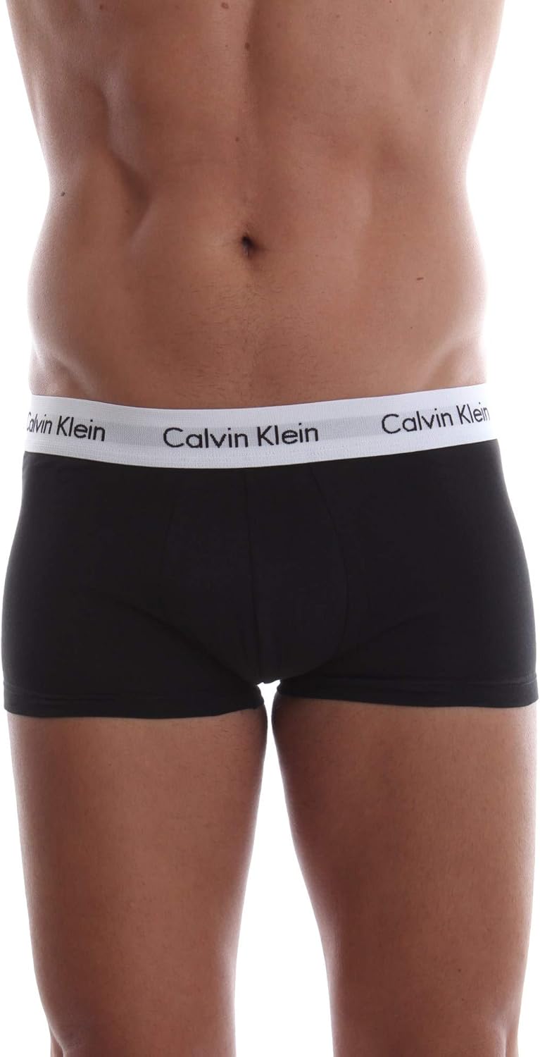 Calvin Klein Mens LOW RISE TRUNK 3PK Underwear Bottoms (pack of 1)
