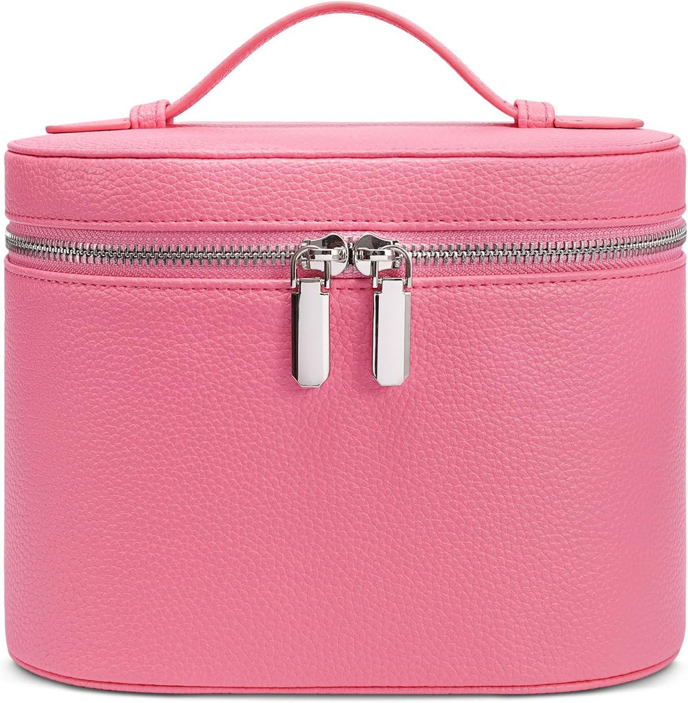 Makeup Bag Travel Makeup Bag with Compartments and Handle Portable Toiletry Bag for Women