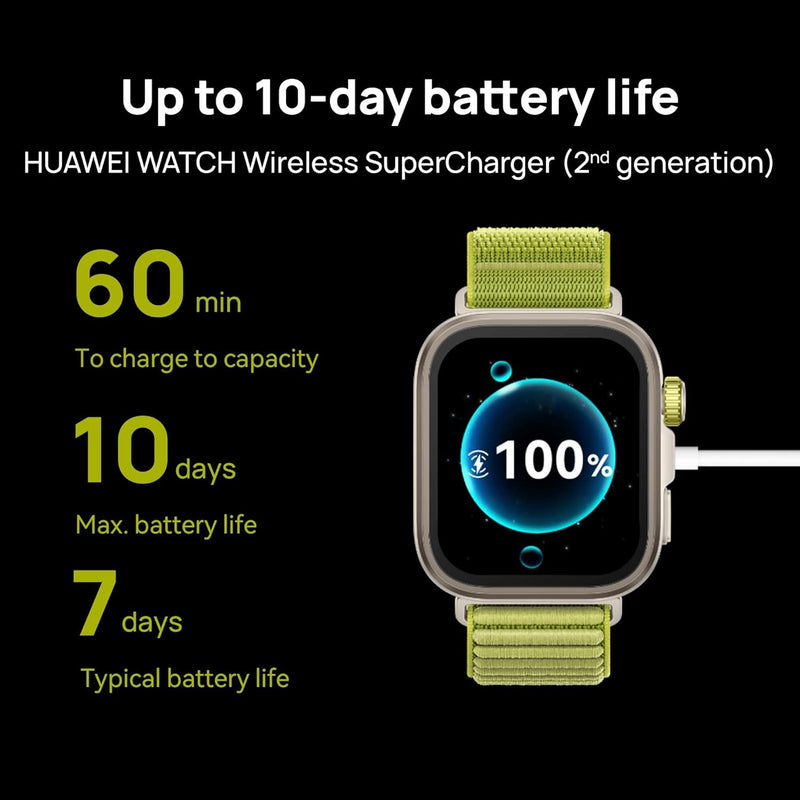 HUAWEI WATCH FIT4 Smart Watch, 1.82” Display, 100+ Sports modes, Fitness and Sleep Tracker, Heart Rate Monitor, Emotional Wellbeing Assistant, up to 10-Day Battery Life, iOS & Android, Grey