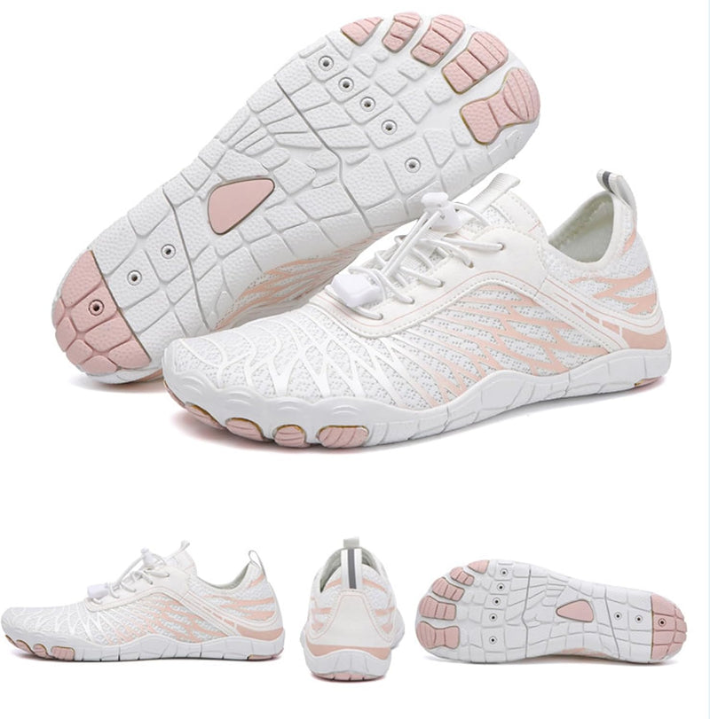 HommyFine Men Women Water Shoes Quick Dry Aqua Sports Water Shoes Ultralight Anti Slip Sole Water Shoes for Swimming Diving Snorkeling and Hiking Big Size Shoes Hard Sole