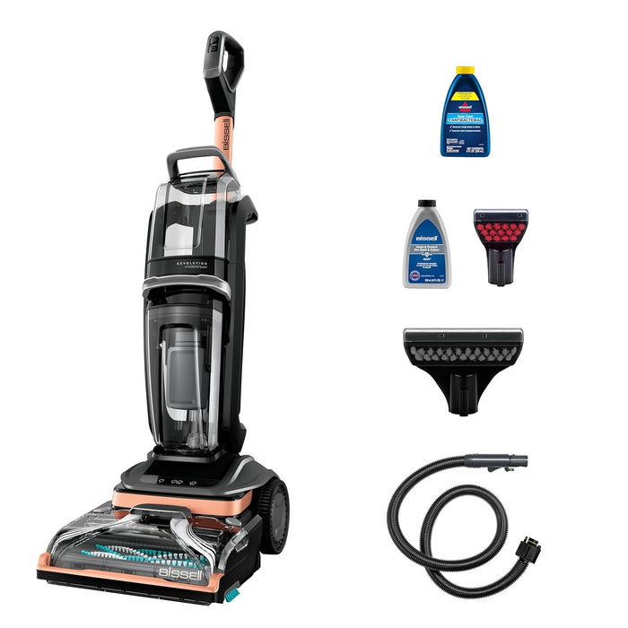 BISSELL Revolution HydroSteam Carpet Deep Cleaner 3672E – The Only Carpet Cleaner with the Powerful Steam Cleaning technology for Carpets & Upholstery, Large Tank | 2-Year BISSELL Warranty
