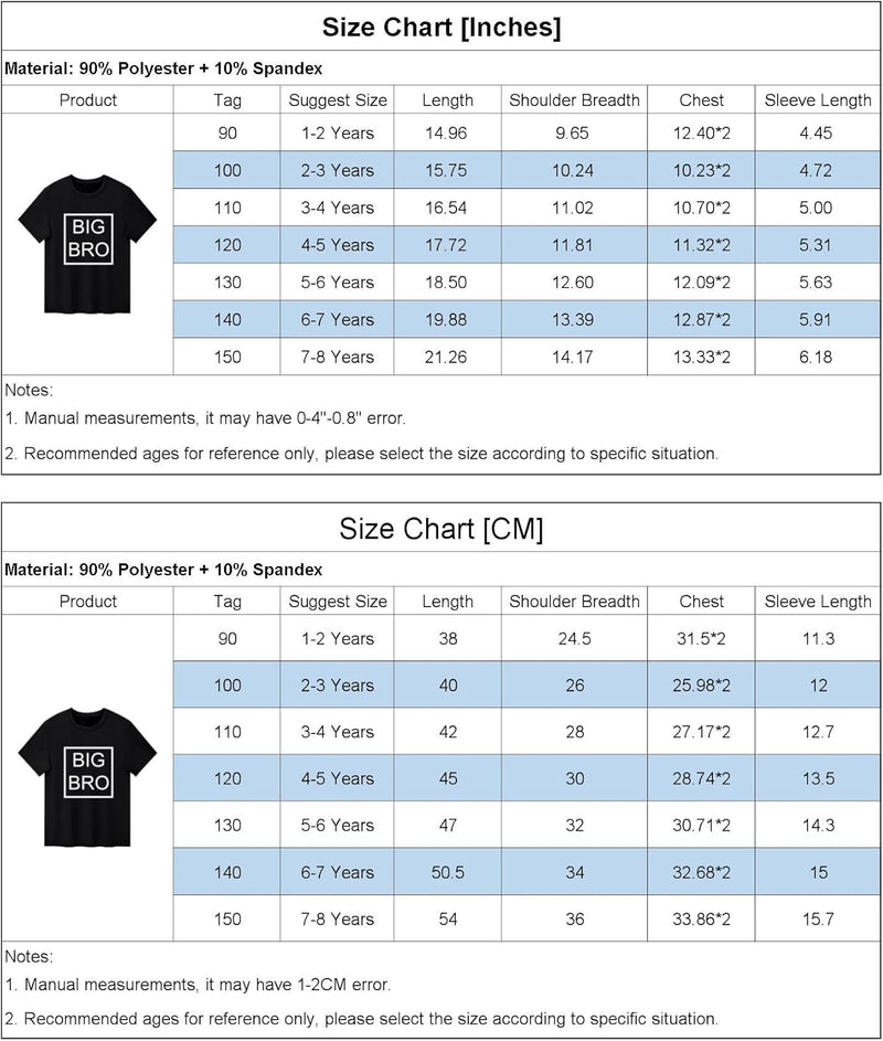 Kids Baby Boy Big Brother T Shirt Tops Toddler Lil Bro Pullover Tees Twins Sibling Matching Clothes Outfit