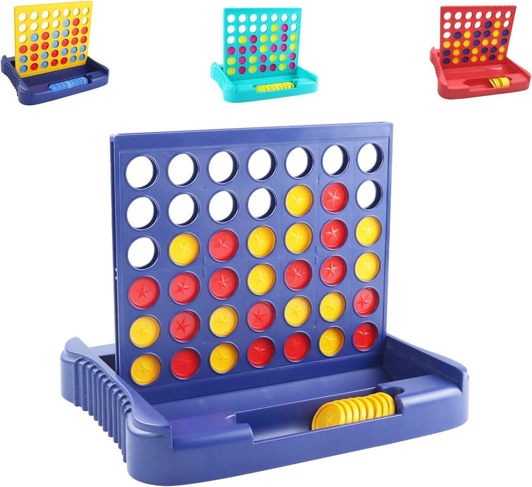 Generic 4 in a Row Game, Strategy Board Game for Kids, Ages 3+ - 2 Players