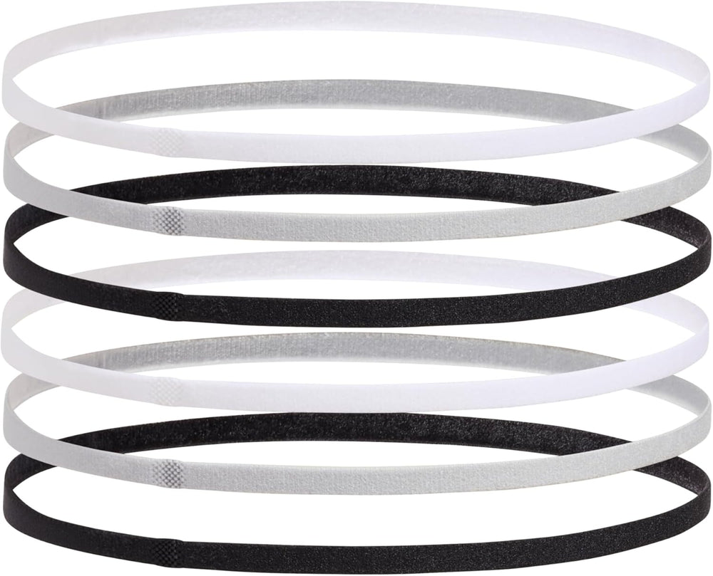 Women's UA Mini Elastic 6-Pack Headbands Black / / Mod Gray OSFM