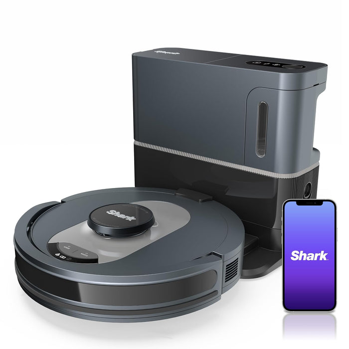 Shark UR2500SR AI Ultra Robot Vacuum Cleaner with Ultra Clean, Home Mapping, 30 Day Capacity, Bagless, Self Empty Bottom, Perfect for Pet Hair, WiFi, Works with Alexa, Black/Silver