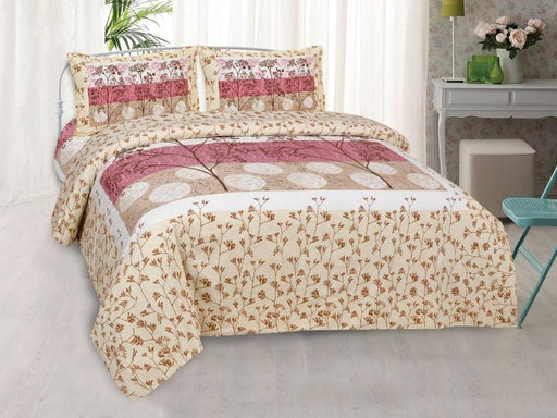 SUFAYA FAB Printed Indian Sanganer Royal Cotton Premium Big Size Bedsheets for Modern Look(100x100) inches with Two Pillow (18x28)