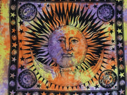 Trade Star Mandala bedsheet Indian Bedsheet Large Table Cloth Picnic Mat Bohemian Wall Hanging Bedcover Long Bedspread Vertical Wall Hanging Wall Background Sheet Wall Tapestry (Pattern 17)