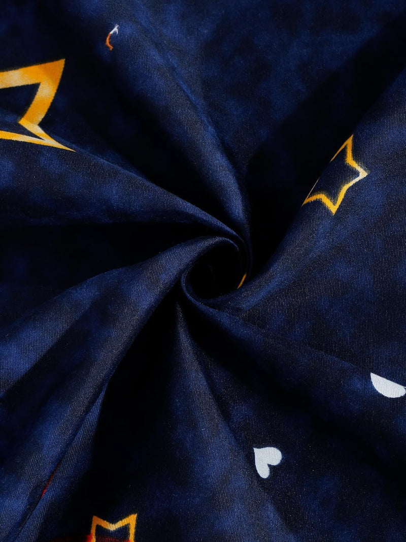 Fashion String 144TC Nature Embrace Lush Green Single Bedsheet with 1 Pillow Cover