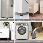 Naplion Anti Vibration Pads for Washer Dryer, Washer Pads for Noise Cancellatiton and Feet Shock, Rubber Anti-slip Washing Machine Base Feet Column