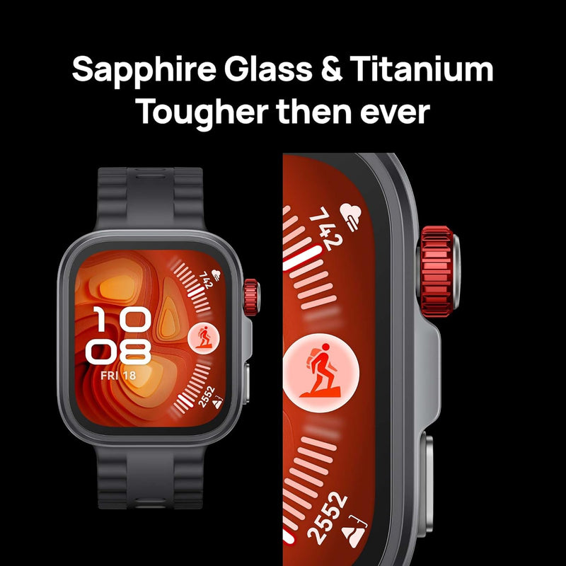 HUAWEI WATCH FIT4 Smart Watch, 1.82” Display, 100+ Sports modes, Fitness and Sleep Tracker, Heart Rate Monitor, Emotional Wellbeing Assistant, up to 10-Day Battery Life, iOS & Android, Grey