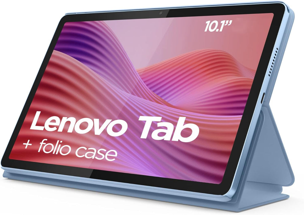 Lenovo Tab Tablet | 10.1 Inch Full HD Display | MediaTek G85 | 4GB RAM | 64GB eMMC | Android 14 | Luna Grey Tab Play Suite | Includes Kids Bumper and Pen