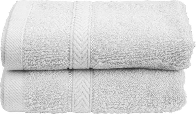 Hotel Linen Klub 4-Piece Hand Towel Set - Premium Cotton Terry, Luxurious Ringspun, 480 GSM Highly Absorbent and Quick Dry for Spa-Like Comfort, Size: 40 x 70 cm, Gray