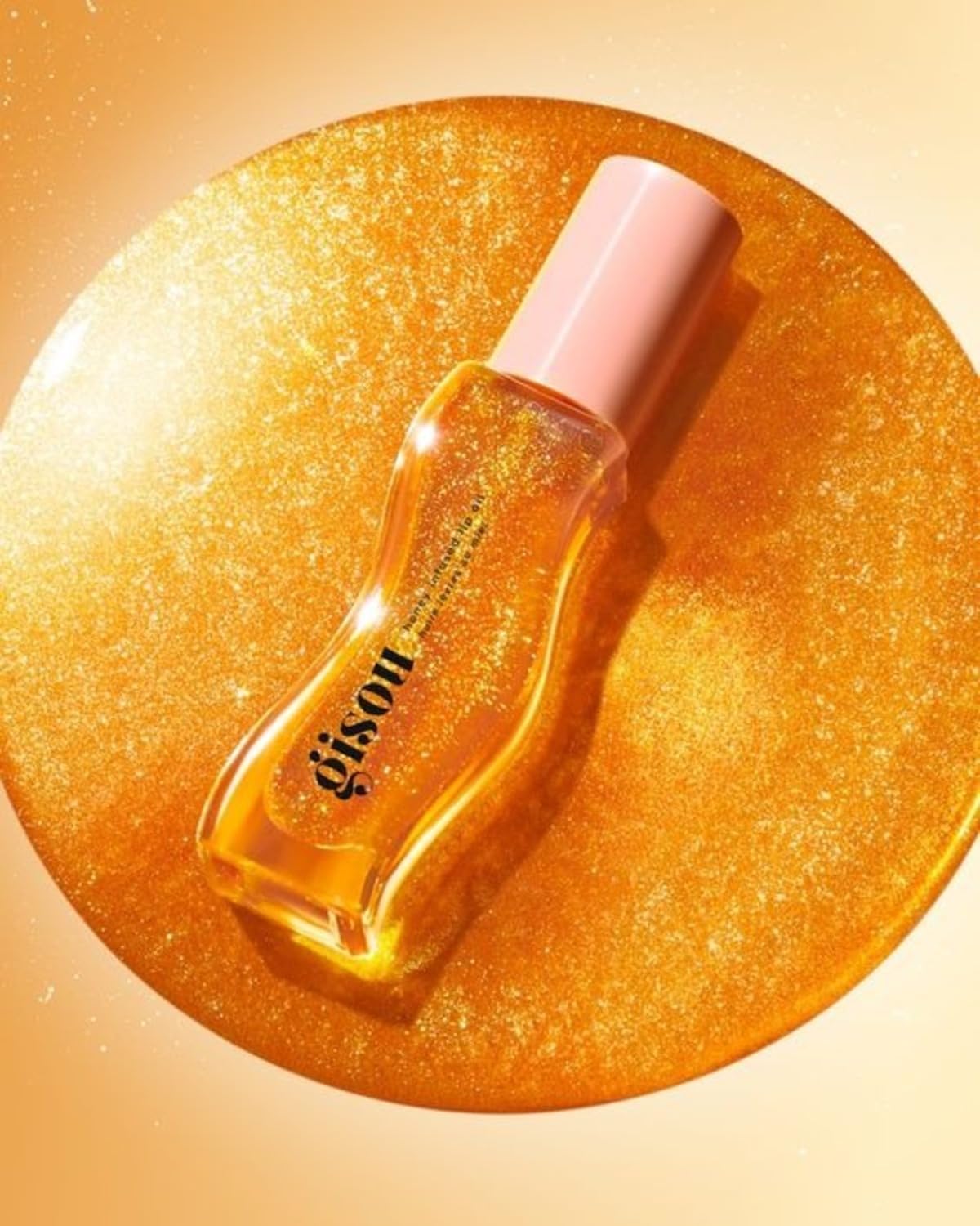 Gisou Golden Shimmer Glow Honey Infused Lip Oil - Hydrating, Nourishing, and Naturally Enhancing Formula for Luxurious Lips 0.27 oz 8 ml – image 8