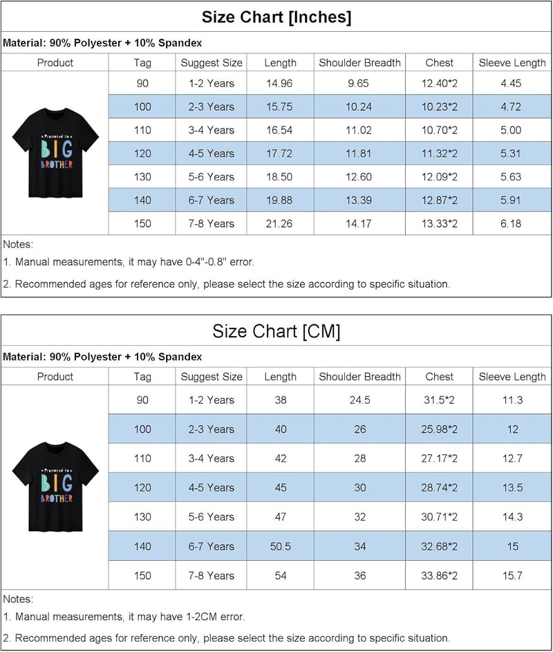 Kids Baby Boy Promoted to Big Brother T Shirts Tops Toddler Big Bro Announcement Tees Clothes Novelty Gift Summer Outfit