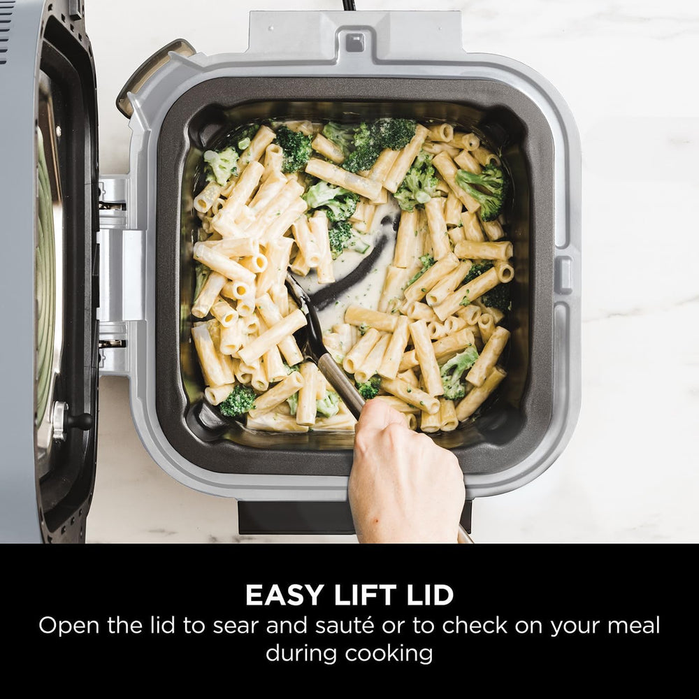 Speedi 10-in-1 Rapid Cooker, Air Fryer and Multi Cooker, 5.7L, Air Fry, Steam, Grill, Bake, Roast, Sear, Slow Cook & More, Cooks 4 Portions, Sea Salt Grey, ON400ME, 2 Years Warranty