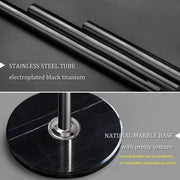 ORCHID M® Coat Racks, Coat Stand Metal Hat Heavy Bedroom Hallway Free Standing Clothes Hat Rack Hangers Hat Hanger Holde (White)