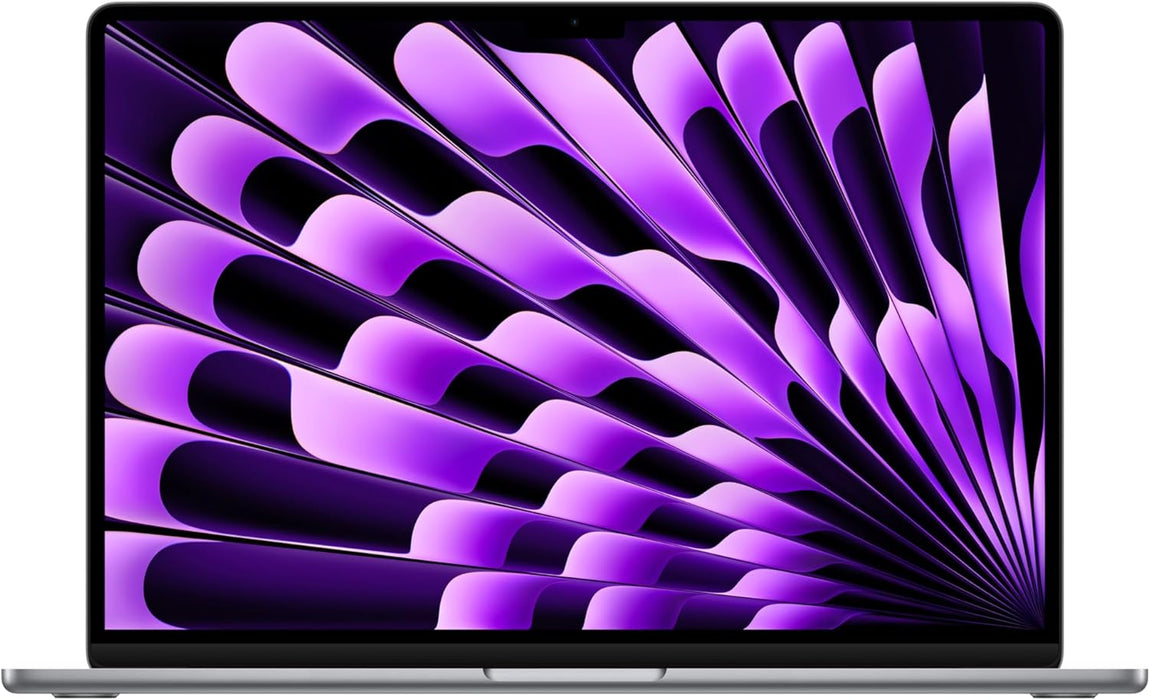 Apple 2024 MacBook Air (15-inch, Apple M3 chip with 8‑core CPU and 10‑core GPU, 16GB Unified Memory, 512GB) - Midnight