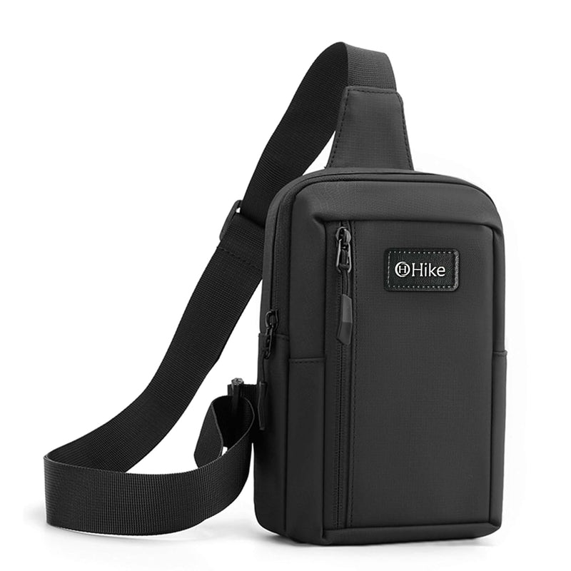 Hike Unisex Cross Body Chest Bag Synthetic Water-Resistant Scratch Resistant Small Shoulder Sling Bag for Business Travel Outdoor Shopping, HK9004