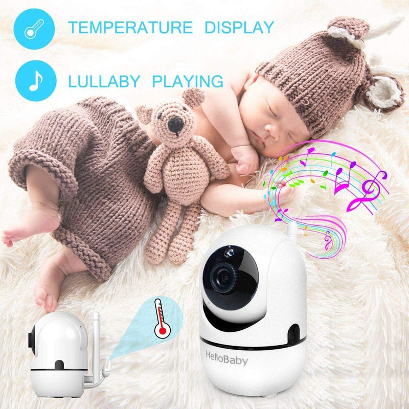 HelloBaby Baby Monitor 1080P HD IP Camera Wireless Network Surveillance Security Night Vision