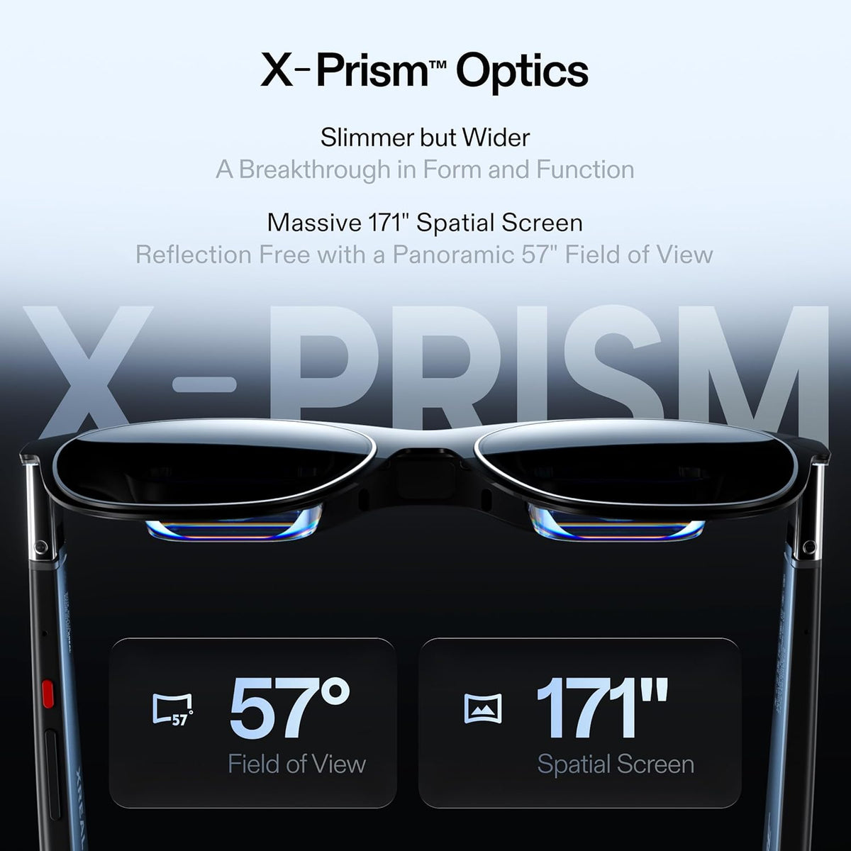 XREAL One Pro AR Glasses with X1 Chip, 3 DoF, 171" 57FOV 120Hz, BOSE Audio, Sony OLED, 3 Mode Dimming, Compatible with PS5, Nintendo Switch 2, iPhone 16/15, Steam Deck, PC, Android & iOS - M Size – image 3