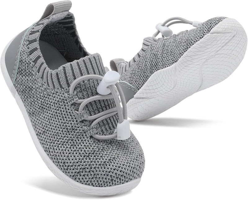 L-RUN Baby Shoes Infant Breathable Non Slip First Walking Shoes Baby Boys Girls Sneakers with Soft Rubber Sole Toddler Slip On Shoes