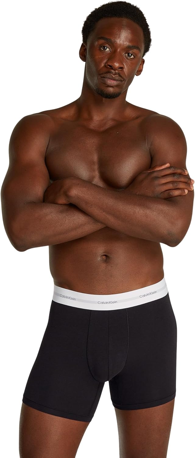 Calvin Klein Mens BOXER BRIEF 3PK Underwear Bottoms