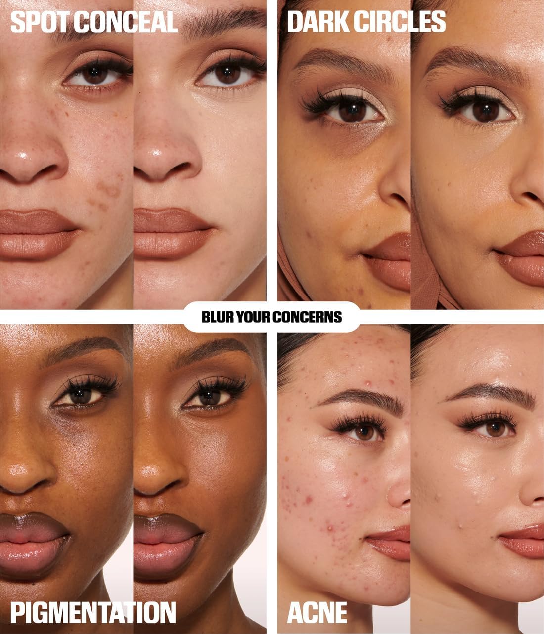 Huda Beauty FauxFilter Luminous Matte Buildable Coverage Crease Proof Concealer - Marshmallow 1.3 Golden, Fair Skin Tones with Golden Undertones – image 7