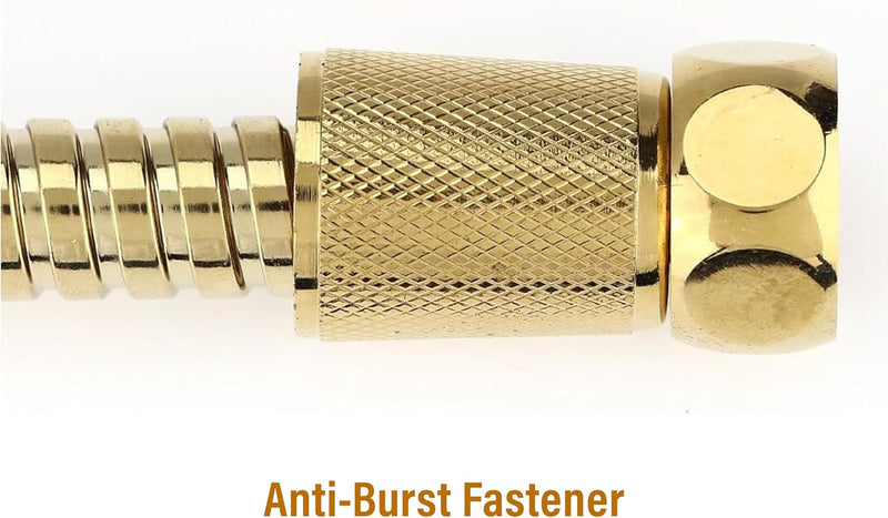 HomePro Bidet Sprayer Set With 1.8 Meter Long Hose Handheld Bidet Sprayer for Toilet Diaper Sprayer Bathroom Shattaf Set for Personal Hygiene, Multipurpose - Chrome Finish (Golden)