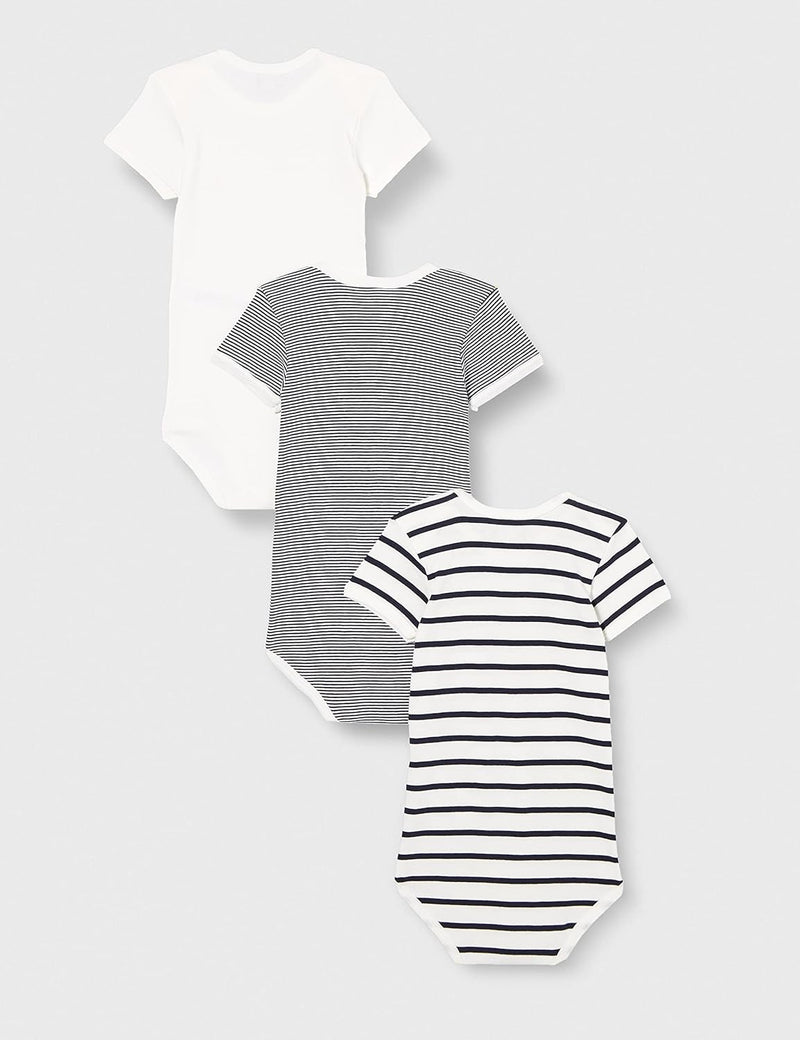 Petit Bateau Bodysuit (Pack of 3) Unisex Baby