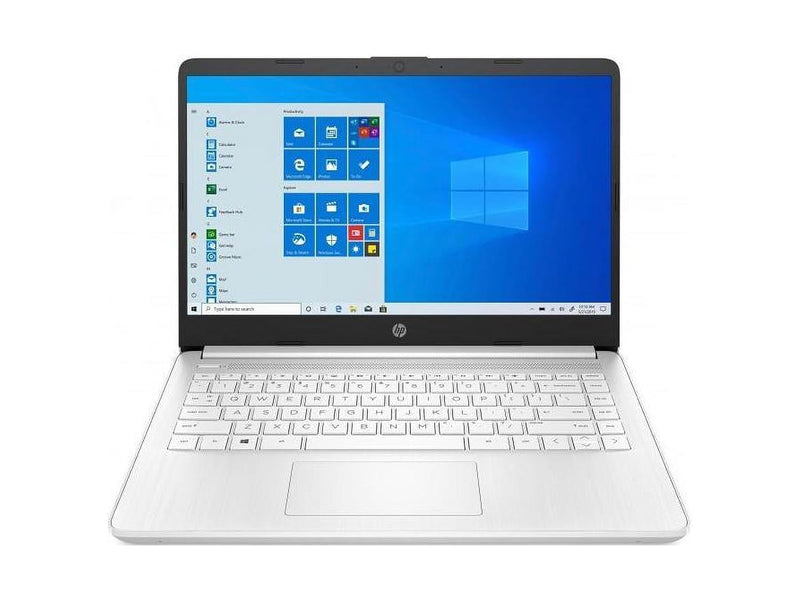 HP 14s Laptop with 14" Diagonal HD Touch Screen Display - Intel Pentium Silver N5030 Processor - Intel UHD Graphics- Backlit keyboard - 8GB DDR 4 Ram - 512GB NVMe SSD Win 11 - Snow White