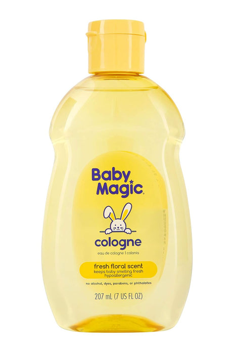 Baby Magic Cologne Hypoallergenic & Alcohol Free Free of Parabens, Phthalates, Sulfates and Dyes Fresh Floral Scent 7 Fl Oz, 7 Fl Oz (Pack of 1)