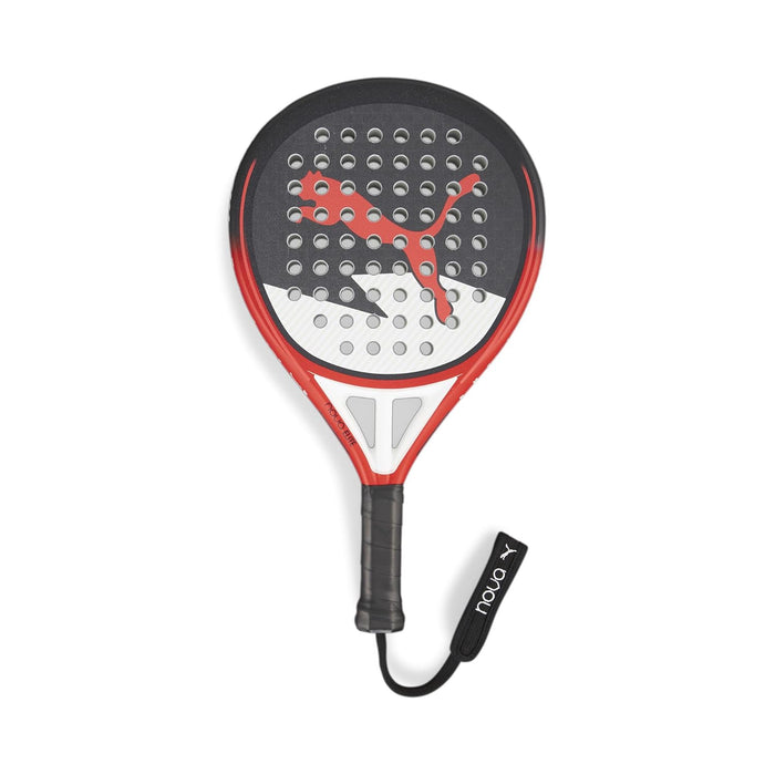 PUMA NOVA Male/Unisex Padel Racket Black- White-Active Red SIZE X